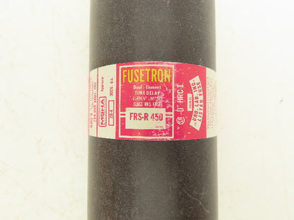 Bussmann FRS-R 450 Fusetron 450A 600V Fuse Dual-Element Time Delay Buss Lot of 3