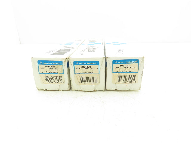 Gould Shawmut TRS400R Tri-Onic 400A Time-Delay Fuse 250V Class RK5  Lot of 3