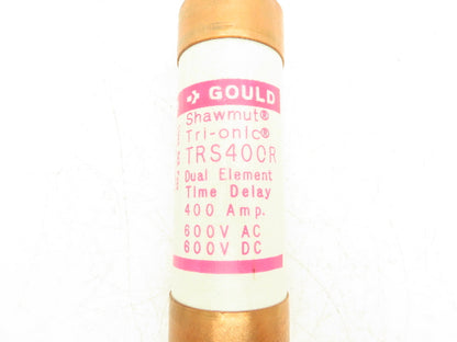 Gould Shawmut TRS400R Tri-Onic 400A Time-Delay Fuse 250V Class RK5  Lot of 3