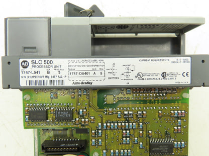 Allen Bradley 1747-L541 Processor Unit CPU SLC 500 Ser B Proc Rev 3 1747-OS401
