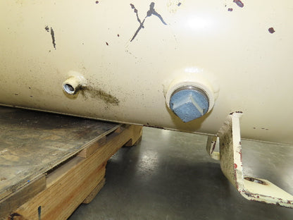 Dual Compressed Air Receiver Tank 40/60 Gallon 19" Dia Pneumatic Horizontal
