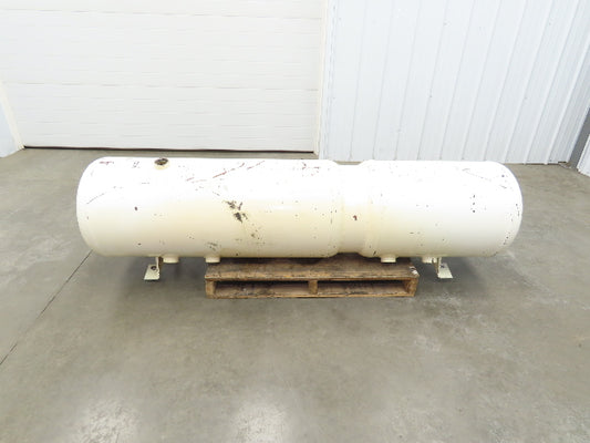 Dual Compressed Air Receiver Tank 40/60 Gallon 19" Dia Pneumatic Horizontal