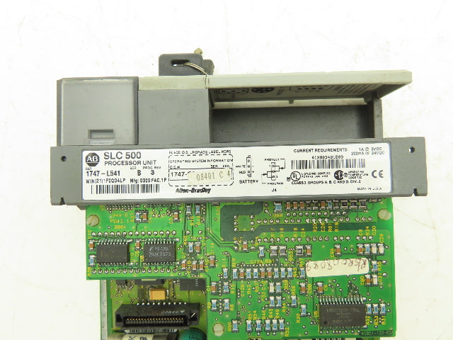 Allen Bradley 1747-L541 Processor Unit CPU SLC 500 Ser B Proc Rev 3 1747-OS401