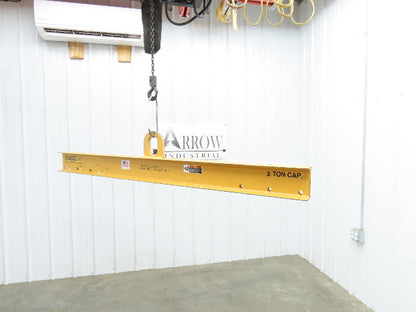 Caldwell 20-3-6 6000Lb 3 Ton Rigging Lifting Beam 48-72" Spread Low Headroom
