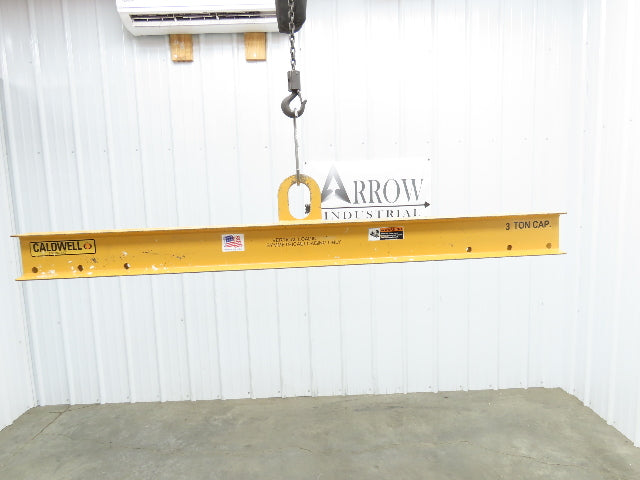 Caldwell 20-3-6 6000Lb 3 Ton Rigging Lifting Beam 48-72" Spread Low Headroom