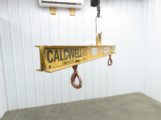 Caldwell 20-3-6 6000Lb 3 Ton Rigging Lifting Beam 37"-72" Spread Low Headroom