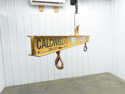 Caldwell 20-3-6 6000Lb 3 Ton Rigging Lifting Beam 37"-72" Spread Low Headroom