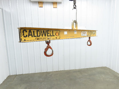 Caldwell 20-3-6 6000Lb 3 Ton Rigging Lifting Beam 37"-72" Spread Low Headroom
