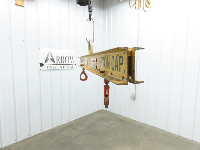 Caldwell 20-3-6 6000Lb 3 Ton Rigging Lifting Beam 37"-72" Spread Low Headroom