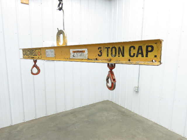 Caldwell 20-3-6 6000Lb 3 Ton Rigging Lifting Beam 37"-72" Spread Low Headroom