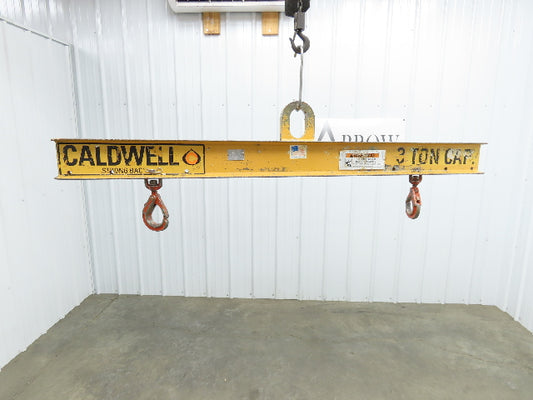 Caldwell 20-3-6 6000Lb 3 Ton Rigging Lifting Beam 37"-72" Spread Low Headroom