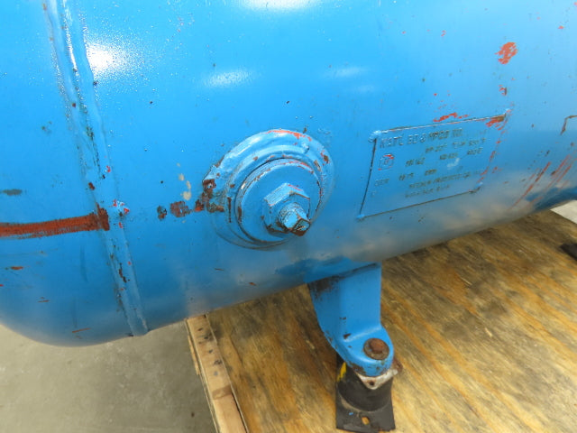 National Compressed Air Receiver Tank 80 Gallon 200PSI 650°F Horizontal