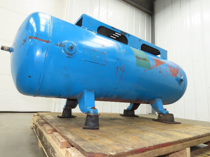 National Compressed Air Receiver Tank 80 Gallon 200PSI 650°F Horizontal