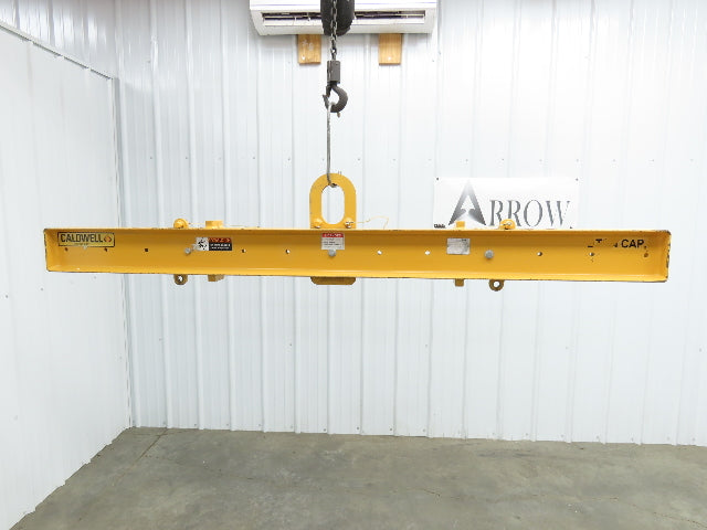 Caldwell 17-2-6 4000Lb 2 Ton Rigging Lifting Beam 36"-72" Spread Adjustable