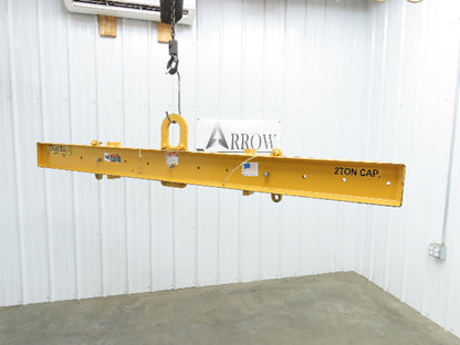 Caldwell 17-2-6 4000Lb 2 Ton Rigging Lifting Beam 36"-72" Spread Adjustable
