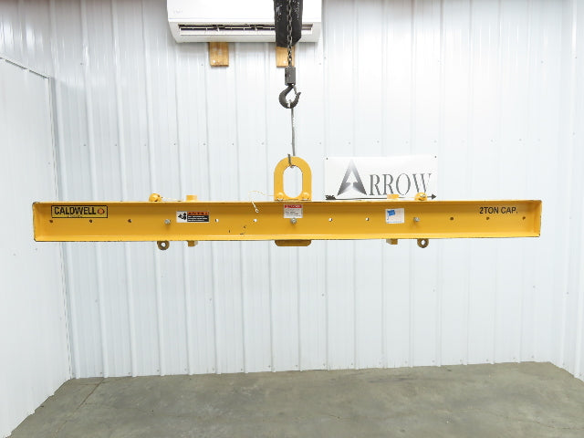 Caldwell 17-2-6 4000Lb 2 Ton Rigging Lifting Beam 36"-72" Spread Adjustable