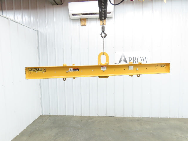 Caldwell 17-2-6 4000Lb 2 Ton Rigging Lifting Beam 36"-72" Spread Adjustable