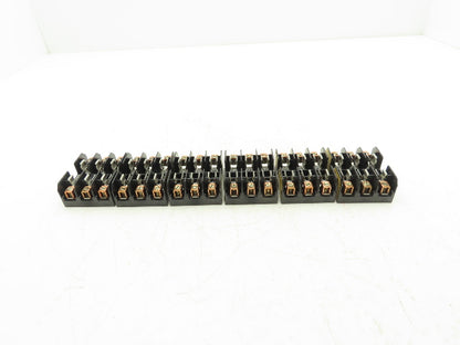 Bussmann Cooper BM6033B Buss Fuse Holder Midget 30A 3 Pole 3Ph 600V Lot of 6