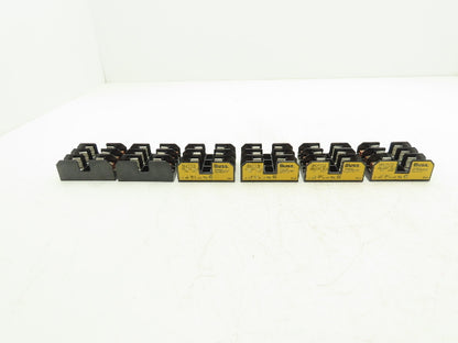 Bussmann Cooper BM6033B Buss Fuse Holder Midget 30A 3 Pole 3Ph 600V Lot of 6