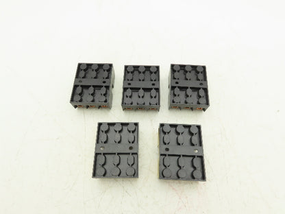 Bussmann Cooper BM6033B Buss Fuse Holder Midget 30A 3 Pole 3Ph 600V Lot of 5