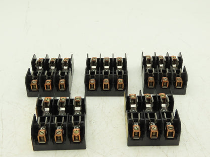 Bussmann Cooper BM6033B Buss Fuse Holder Midget 30A 3 Pole 3Ph 600V Lot of 5