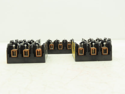 Bussmann Cooper BM6033B Buss Fuse Holder Midget 30A 3 Pole 3Ph 600V Lot of 5