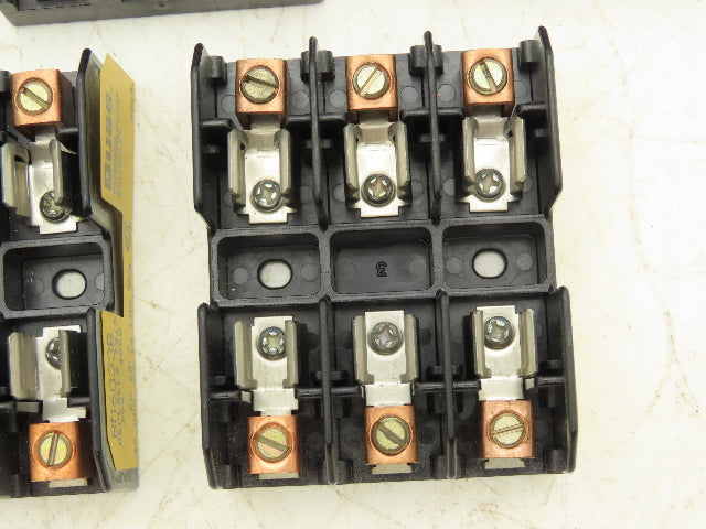 Bussmann Cooper BM6033B Buss Fuse Holder Midget 30A 3 Pole 3Ph 600V Lot of 5