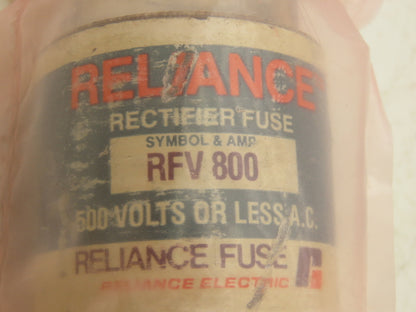 Baldor Reliance RFV 800 Rectifier Fuse 800 Amps 500V Fast Acting