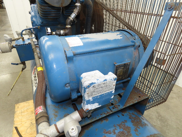 Quincy QT-15 Nepcco Air Compressor 10HP 120 Gal Two-Stage 230/460V 3Ph