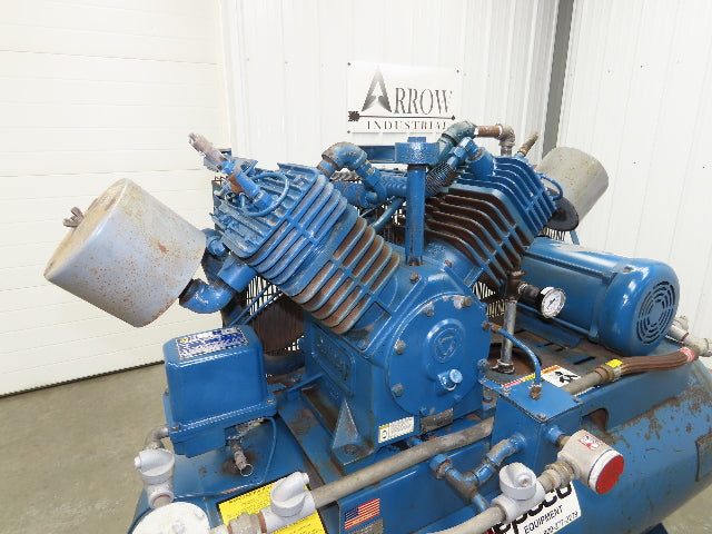 Quincy QT-15 Nepcco Air Compressor 10HP 120 Gal Two-Stage 230/460V 3Ph