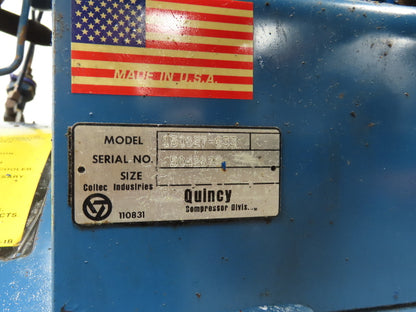 Quincy QT-15 Air Compressor 15HP 120 Gal Two-Stage 230/460V 3Ph
