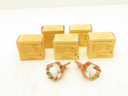 Bussmann 616 Reducer 100 to 60A 600v 2/Box Lot of 5 Boxes