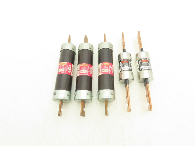 Bussmann FRS-R-150 Fusetron Dual-Element Time Delay Fuse Class RK5 600V Lot of 5