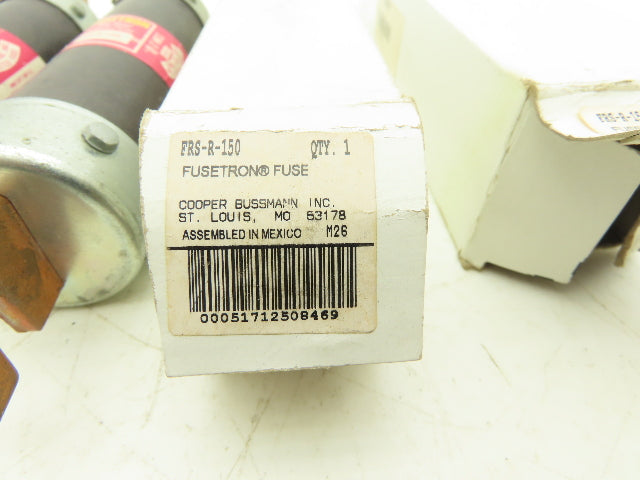 Bussmann FRS-R-150 Fusetron Dual-Element Time Delay Fuse Class RK5 600V Lot of 5