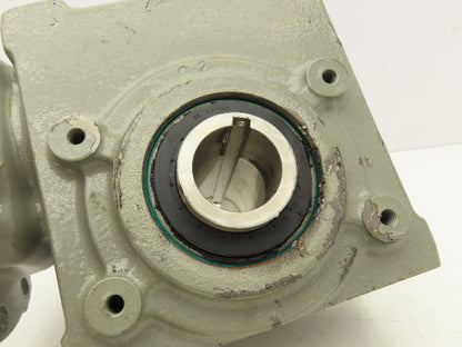Dodge Tigear 2 20QZ30H56 E-Z Kleen Worm Gearbox 30:1 58rpm 1Hp 56C Hollow Shaft
