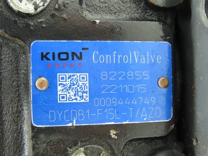 Baoli DYCDB1-F15L-T/AZ0 Forklift 3 Lever Mast Control Valve Assembly Off KBET18
