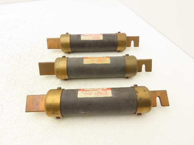 Bussmann FLSR-150 Fusetron Dual-Element Time Delay Fuse 150A 600V Lot of 3