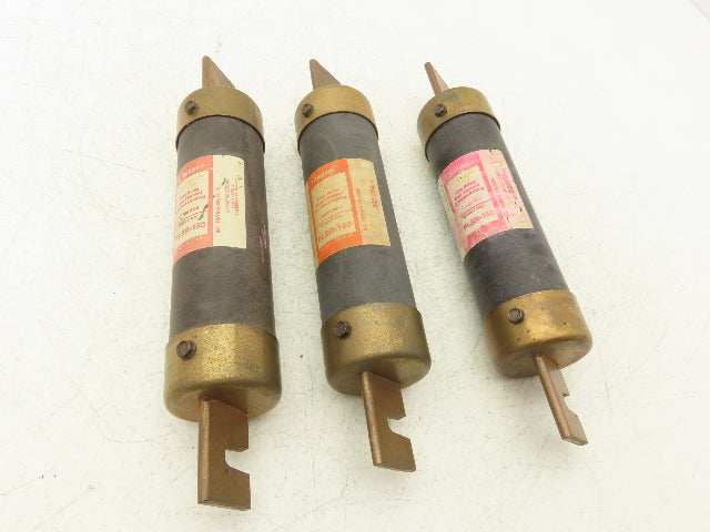 Bussmann FLSR-150 Fusetron Dual-Element Time Delay Fuse 150A 600V Lot of 3