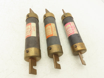 Bussmann FLSR-150 Fusetron Dual-Element Time Delay Fuse 150A 600V Lot of 3