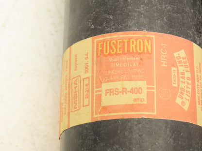 Bussmann FRS-R-400 Fusetron Dual Element Time Delay Fuse 400A 600VAC Lot of 3
