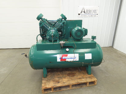 Champion Piston Air Compressor Pump 25.6CFM 7.5Hp 230/460V 3Ph 120 Gallon Tank