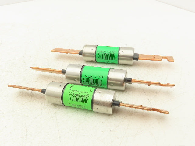 Bussmann FRS-R-100 Fusetron Dual Element Time Delay Fuse 100A 600V Lot of 3