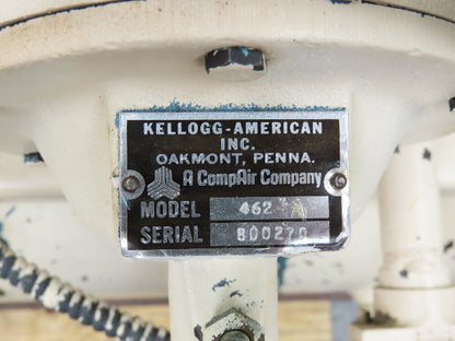Kellogg DB462 Piston Air Compressor Pump 107CFM 175PSI 25Hp 230/460V 120G Tank