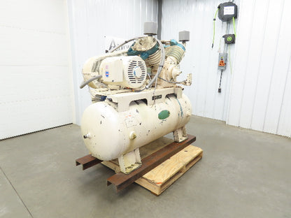 Kellogg DB462 Piston Air Compressor Pump 107CFM 175PSI 25Hp 230/460V 120G Tank