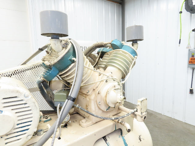 Kellogg DB462 Piston Air Compressor Pump 107CFM 175PSI 25Hp 230/460V 120G Tank