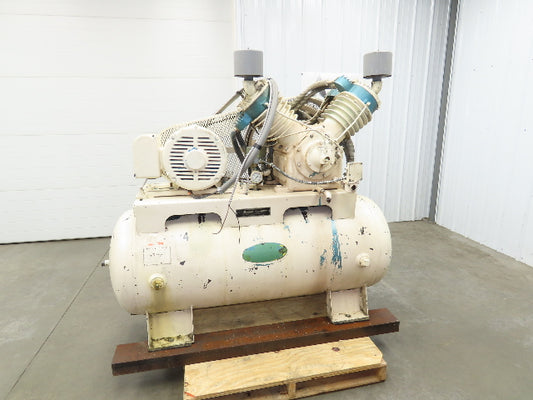 Kellogg DB462 Piston Air Compressor Pump 107CFM 175PSI 25Hp 230/460V 120G Tank