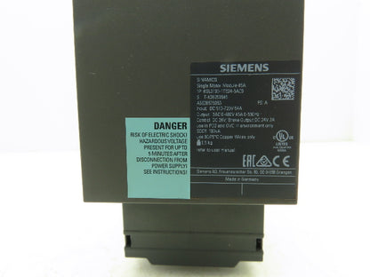Siemens 6SL3120-1TE24-5AC0 SINAMICS S120 Servo Drive Single Motor 400V 45A