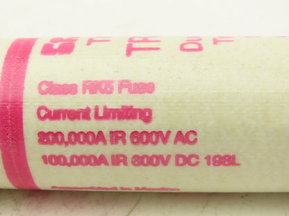 Ferraz Shawmut TRS125R Tri-onic Fuse 125A 600V Dual Element Time Delay Lot of 4