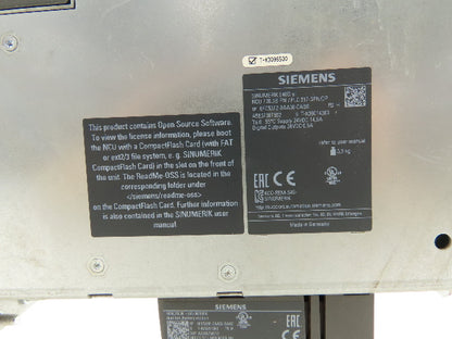 Siemens 6FC5372-0AA30-0AB0 SINUMERIK 840D Controller 720.3B w/PLC 317-3 PN/DP