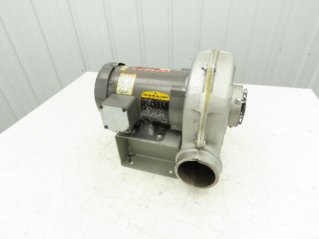 Cincinnati Fan PB-8 Centrifugal Blower 280 CFM .5Hp 3450rpm 230/460V 4" Outlet
